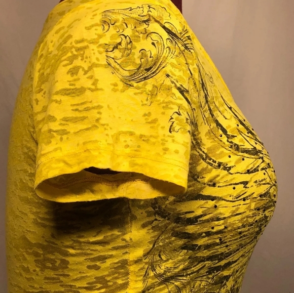 Harley-Davidson Yellow Burnout Tee - Picture 7 of 9